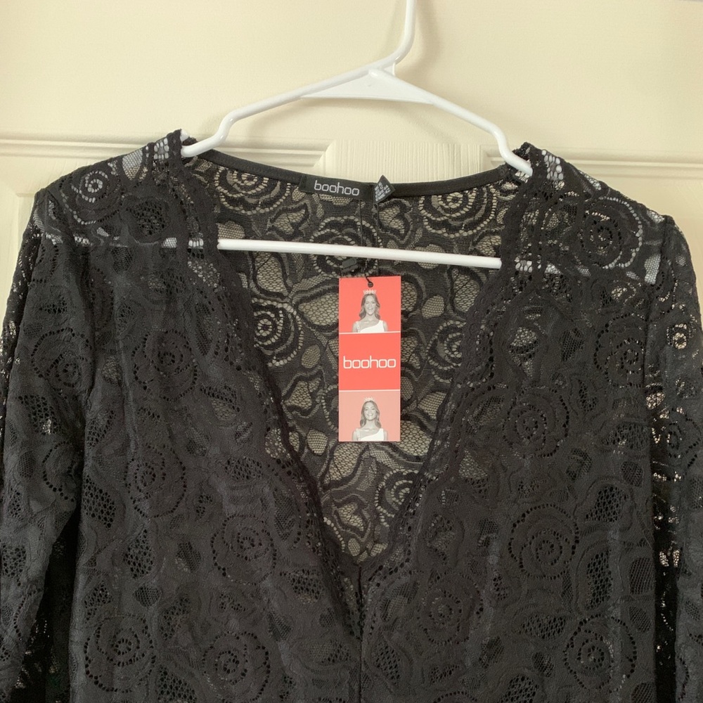 Boohoo lace bodysuit